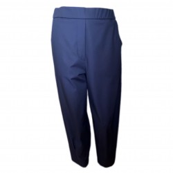 Pantalon 7/8  Wendy Trendy oversize bleu marine poches