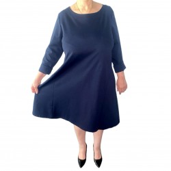 Robe oversize très large bleu marine Wendy Trendy