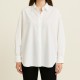 Chemise oversize Wendy Trendy femme boutons ficelles ample made in Italy