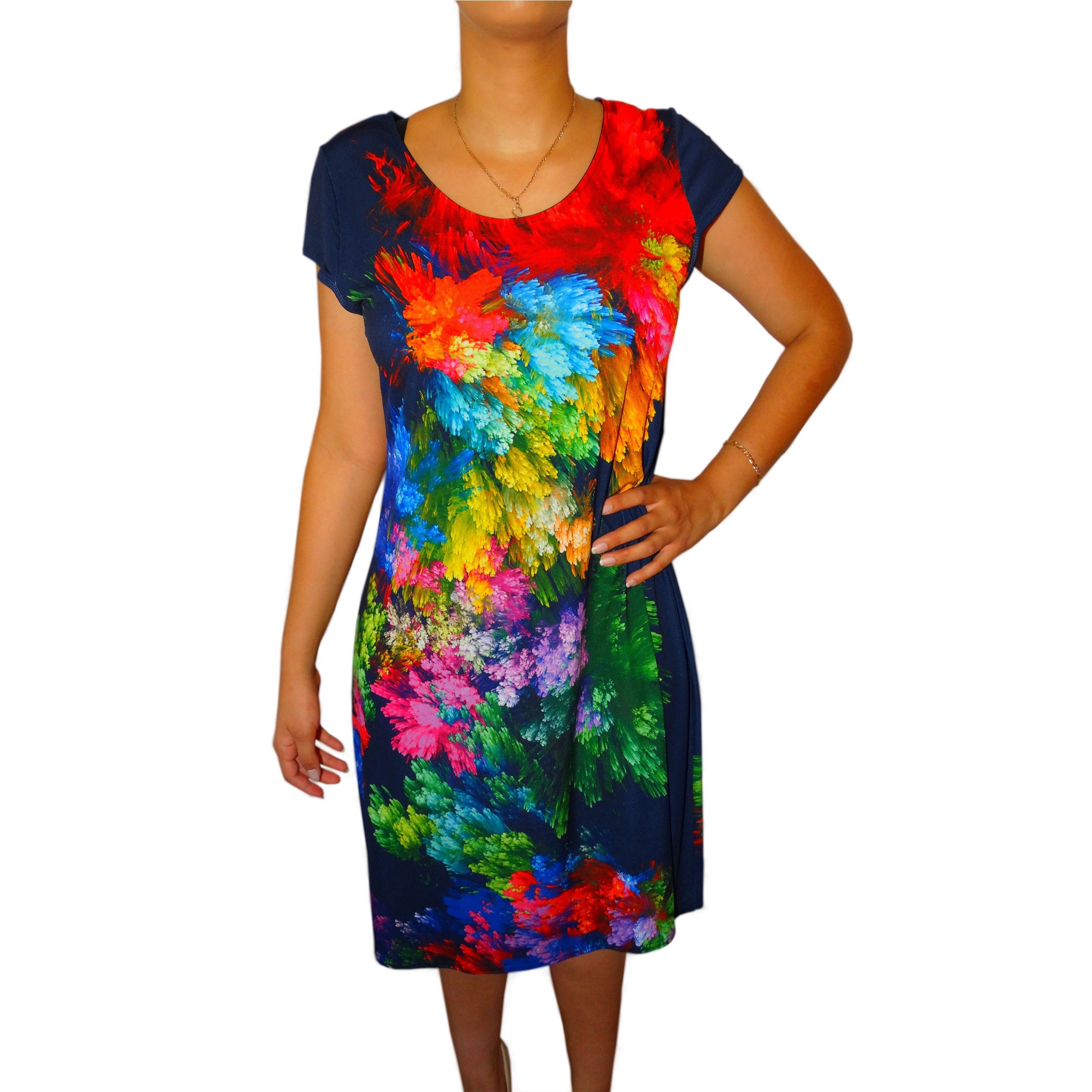 robe multicolore
